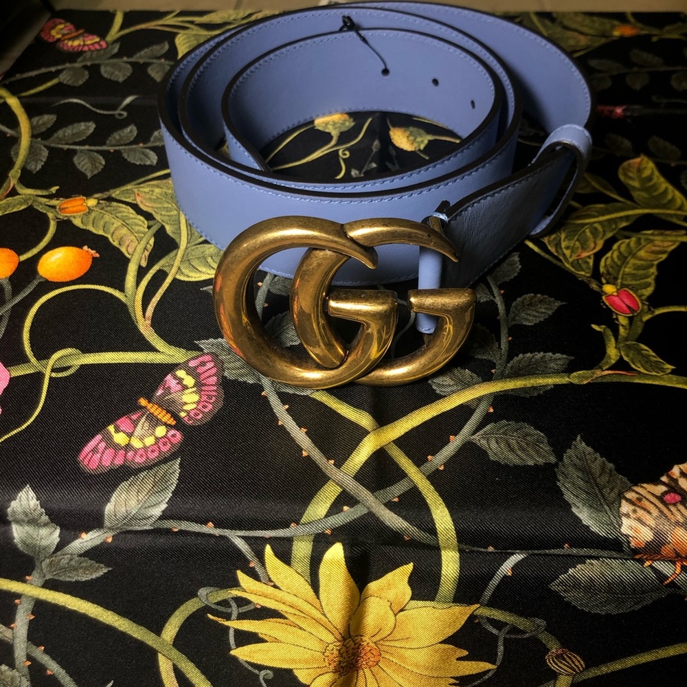 Women’s GG Gucci Belt in Blue